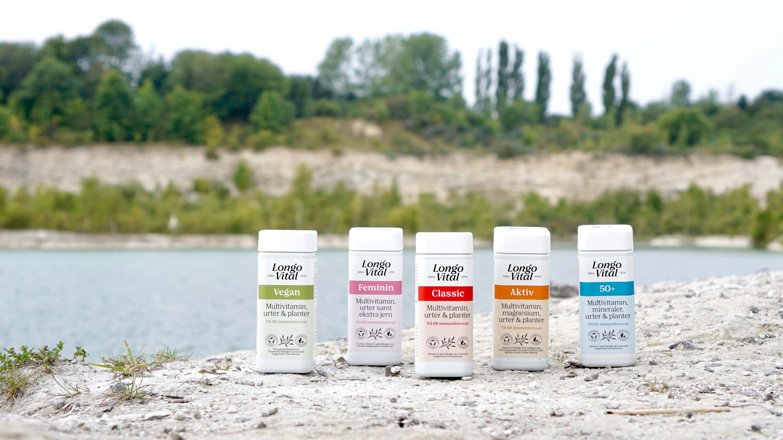 longovital, flere produkter, natur